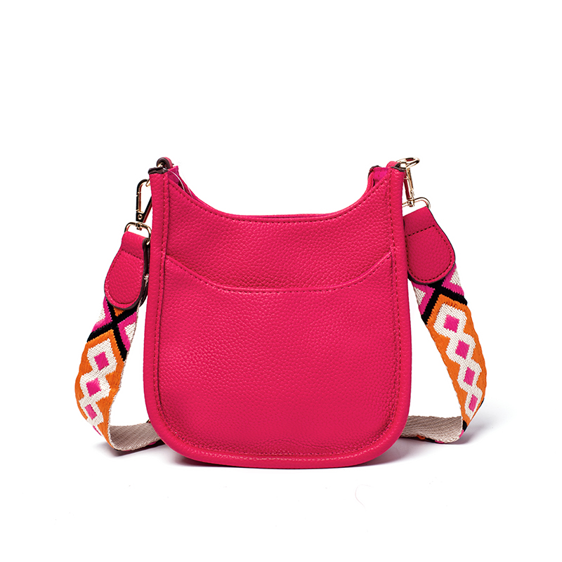 Mini Messenger Bag In Hot Pink Best of Everything Online Shopping