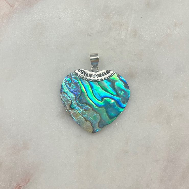 A photo of the Abalone Heart Pendant product