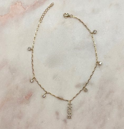A photo of the Hope Charm Anklet product