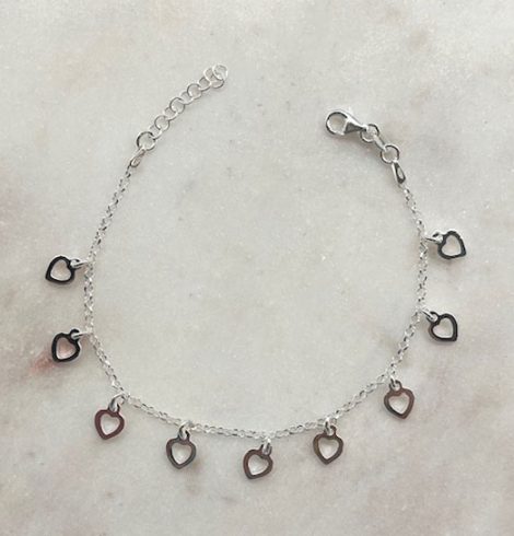 A photo of the Multi Heart Charm Bracelet product