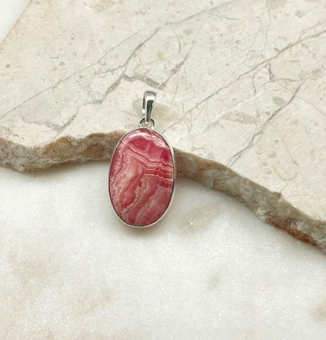 A photo of the Rhodochrosite Pendant product