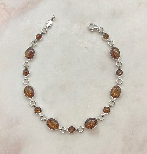A photo of the Serena Amber Bracelet product