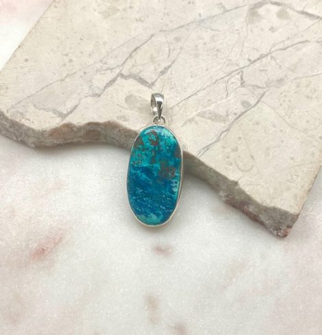 A photo of the Shattuckite Pendant product