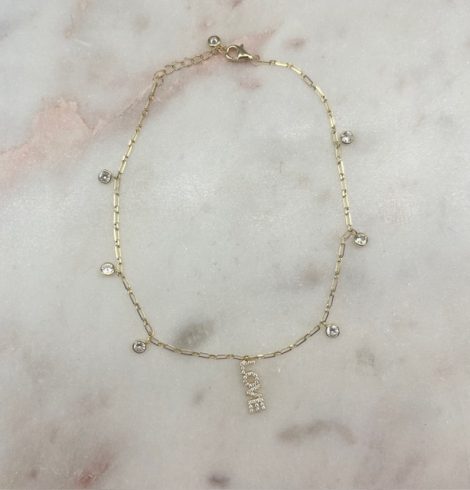 A photo of the Love Charm Anklet product