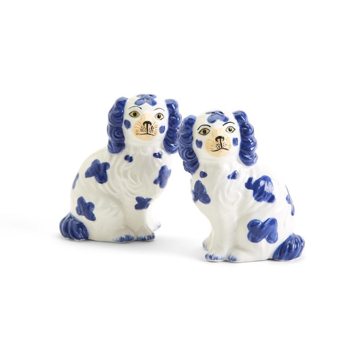A photo of the Staffordshire Dog Salt and Pepper Shaker Set product