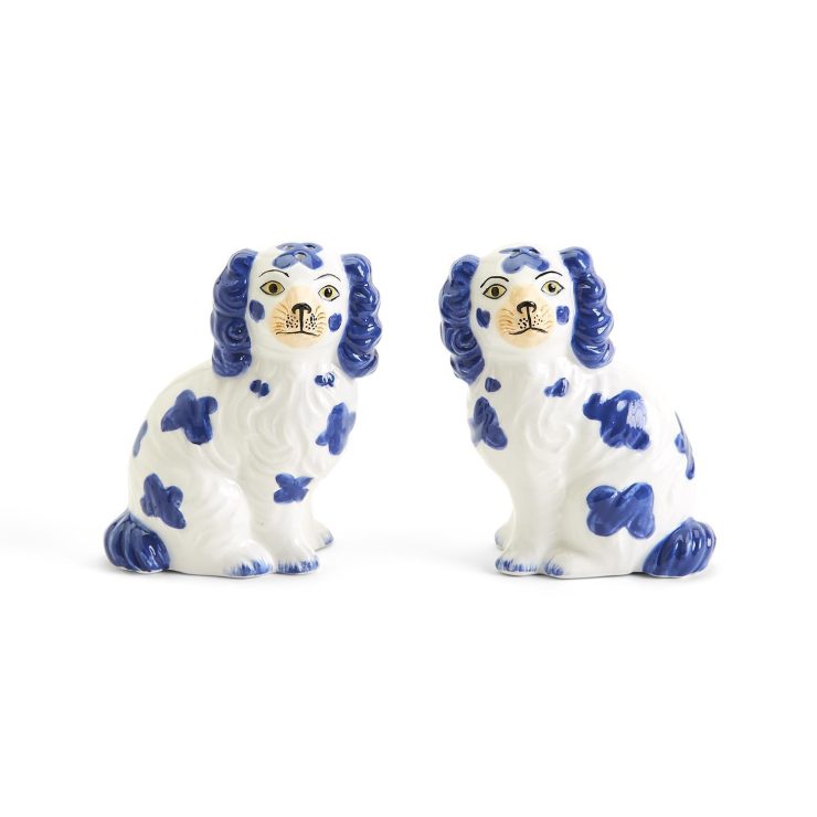 A photo of the Staffordshire Dog Salt and Pepper Shaker Set product