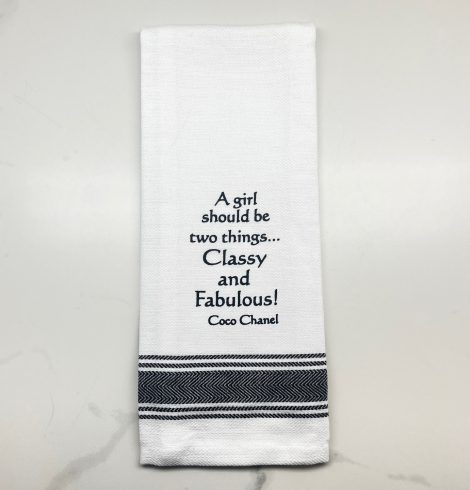 A photo of the Classy and Fabulous Towel product