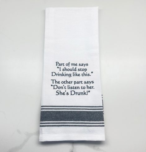 A photo of the Don't Listen to Her Towel product