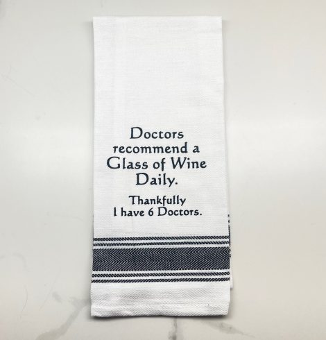 A photo of the Glass of Wine Daily Towel product