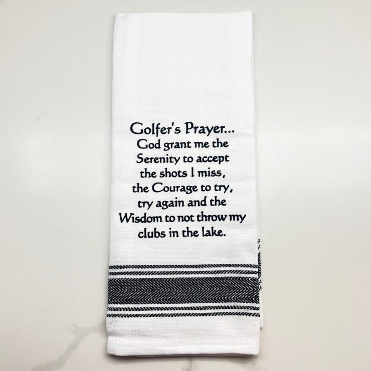 A photo of the Golfer's Prayer Towel product