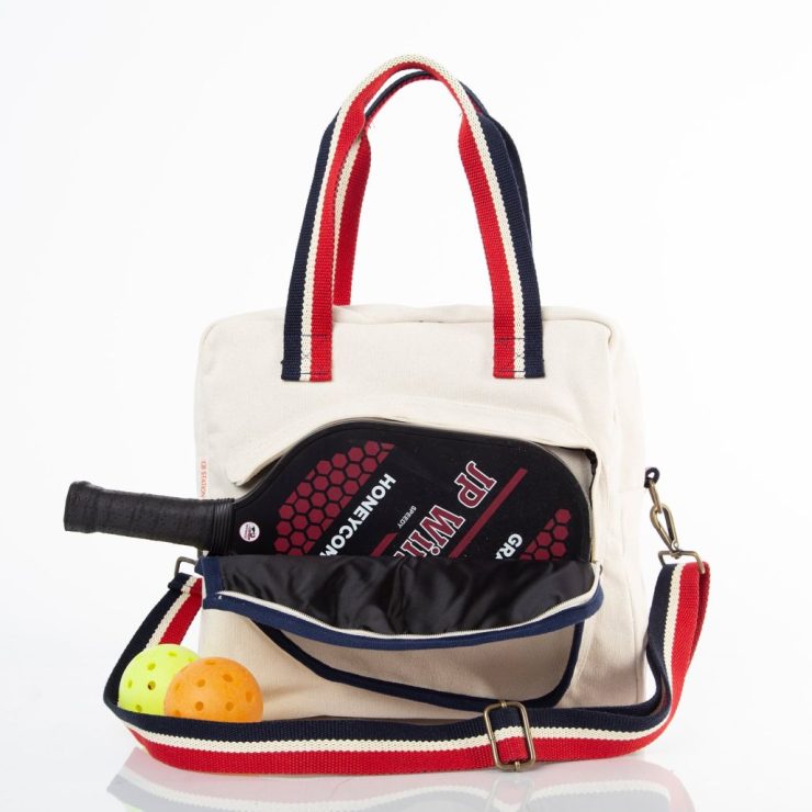 A photo of the Pickleball Canvas Tote product