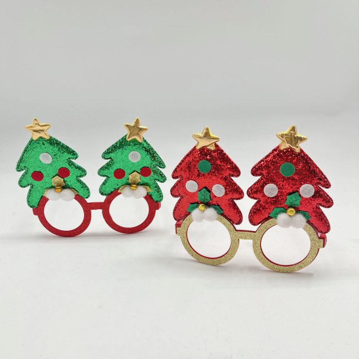 A photo of the Christmas Tree Party Glasses product