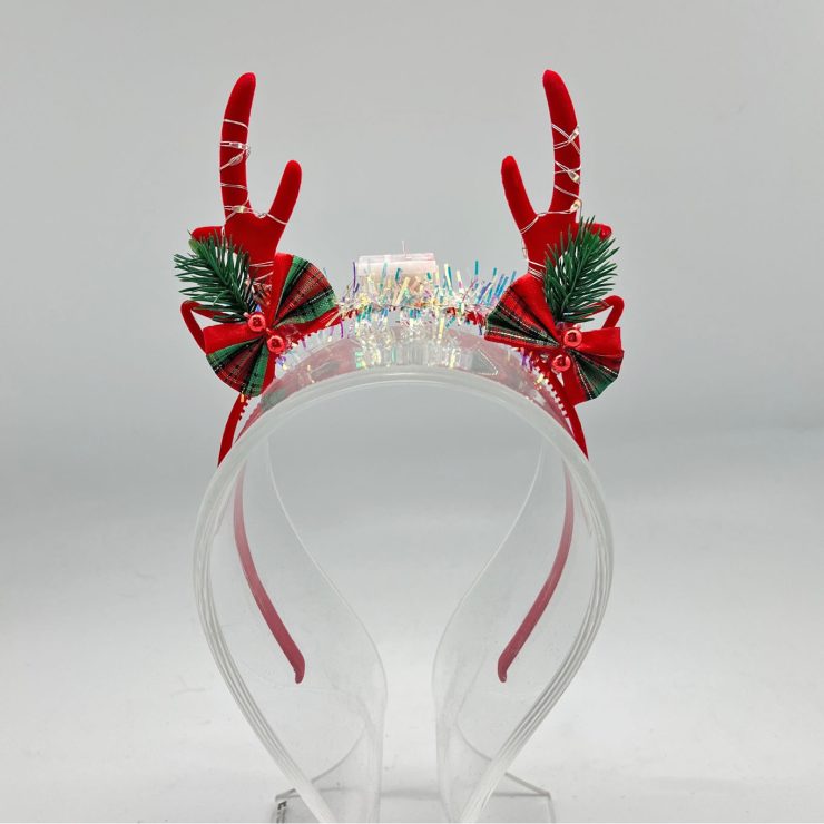 A photo of the Light Up Reindeer Headband product