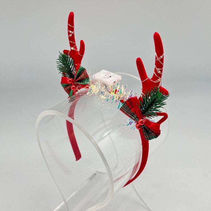 A photo of the Light Up Reindeer Headband product