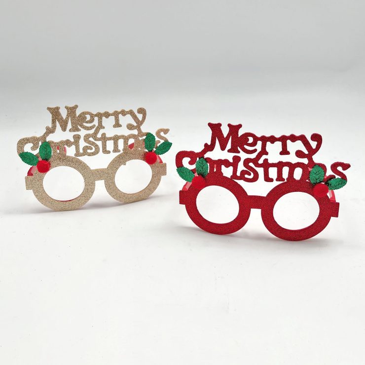 A photo of the Merry Christmas Party Glasses product