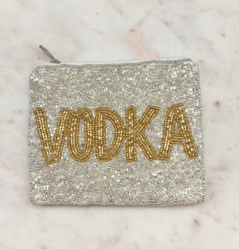 A photo of the Vodka Beaded Coin Pouch product