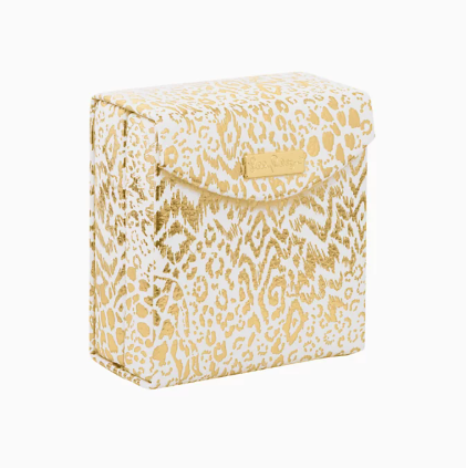 A photo of the Travel Jewelry Organizer in Gold Metallic Pattern Play product