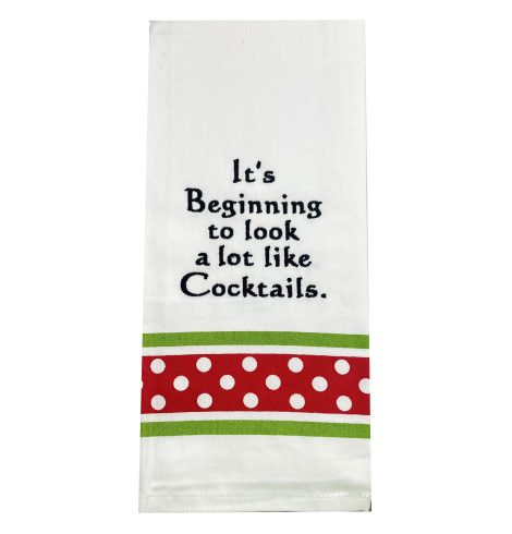 A photo of the A lot Like Cocktails Towel product