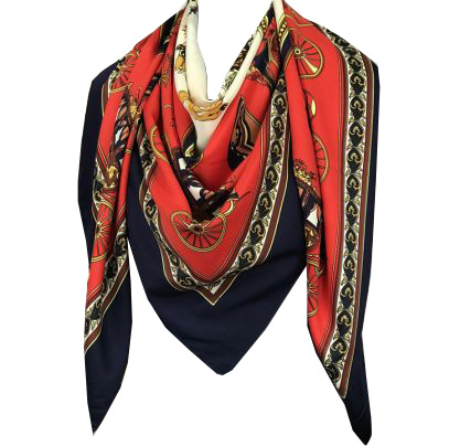A photo of the Runaway Scarf in Navy product