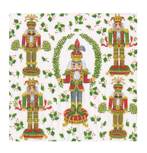 A photo of the Nutcracker Christmas Luncheon Napkins product