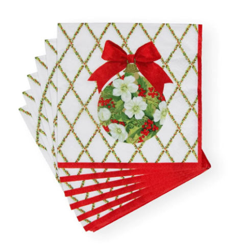 A photo of the Ornament and Trellis Paper Luncheon Napkins product