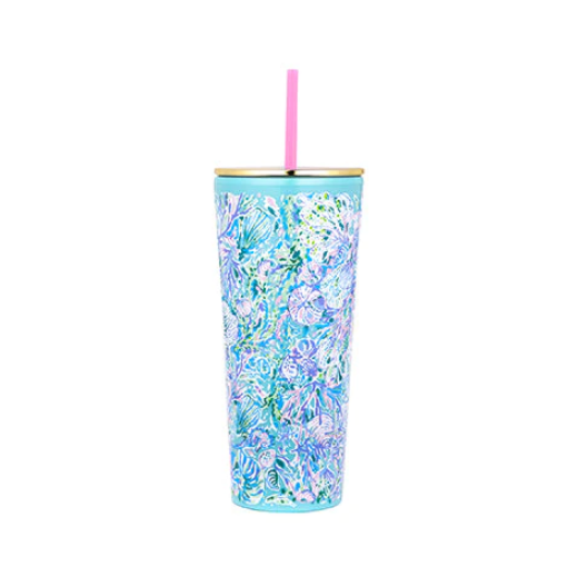 A photo of the Tumbler with Straw inSoleil It On Me product