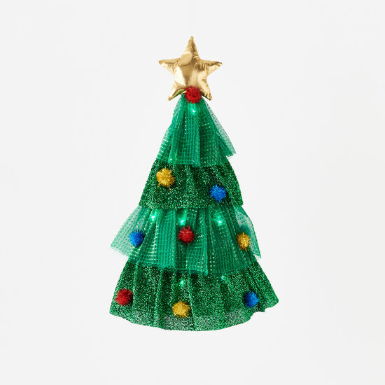 A photo of the Lit Christmas Tree Hat product