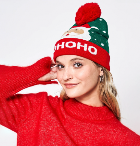 A photo of the HoHoHo Santa Beanie product