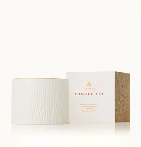 A photo of the Frasier Fir Ceramic Petite Candle product