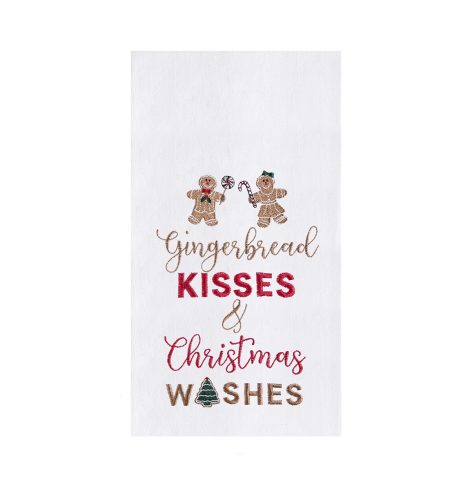 A photo of the Gingerbread Kisses Towel product