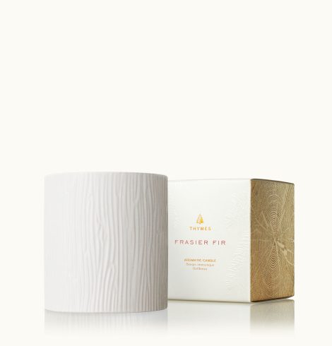 A photo of the Frasier Fir Ceramic Medium Candle product
