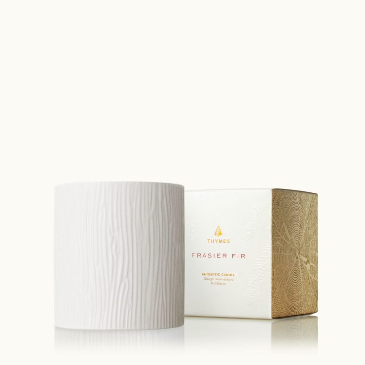 A photo of the Frasier Fir Ceramic Medium Candle product