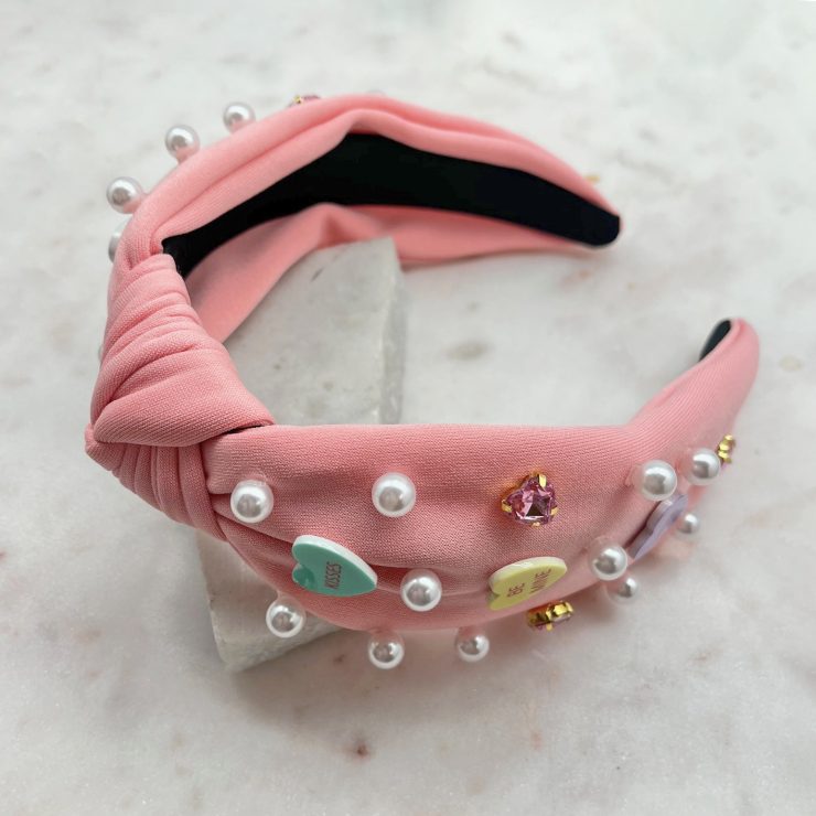 A photo of the Conversation Heart Headband product