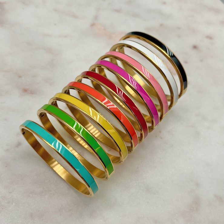 A photo of the Colorful Enamel Bracelet product