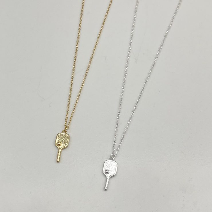 A photo of the Solid Pickleball Necklace product