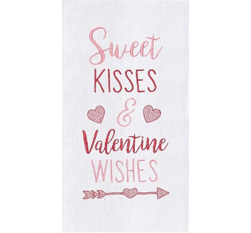 A photo of the Valentine Wishes Kitchen Towel product