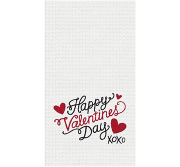 A photo of the Happy Valentines Day Towel product