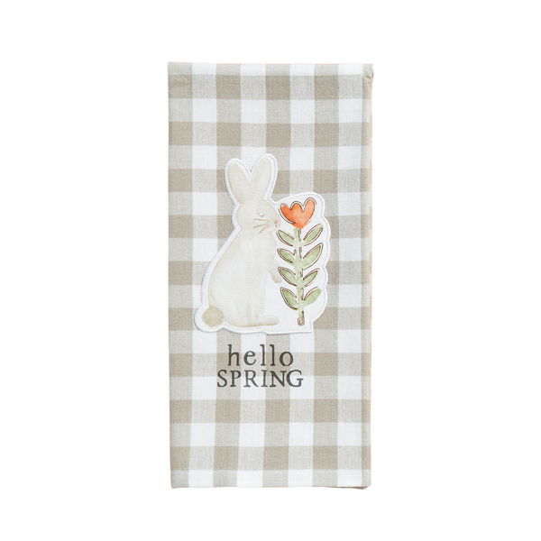 A photo of the Hello Spring Kitchen Towel product