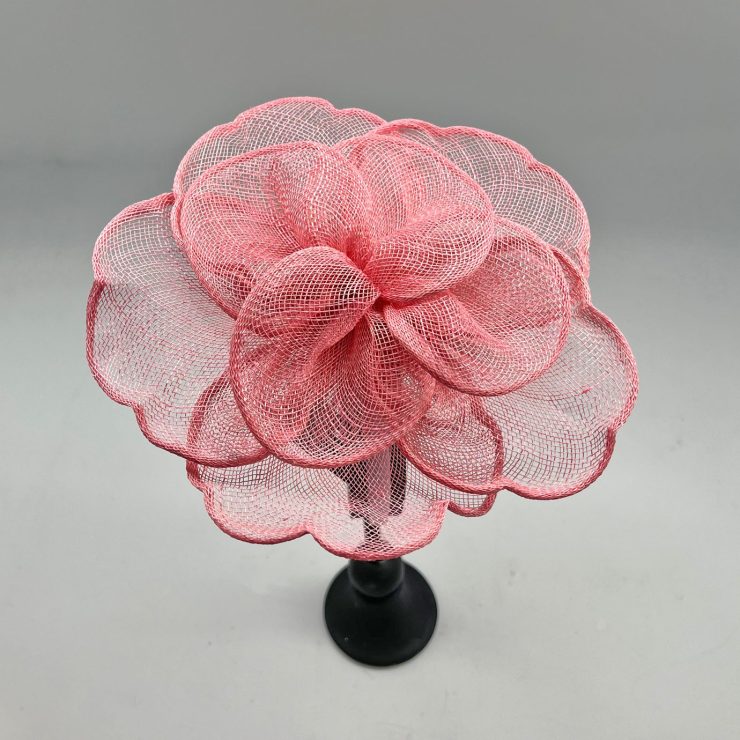A photo of the Rosa Fascinator in Light Pink product