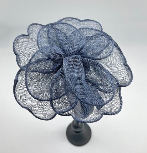 A photo of the Rosa Fascinator in Navy product