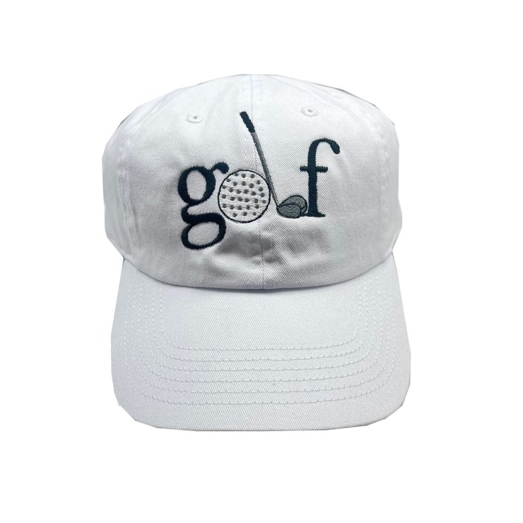 A photo of the Golf Hat in White product