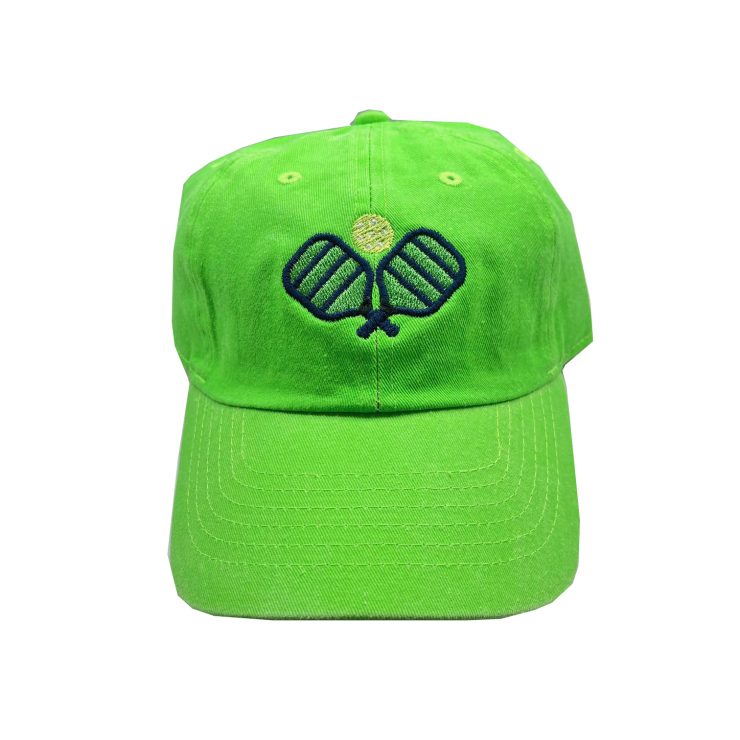 A photo of the Pickleball Hat in Lime Green product