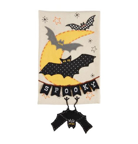 A photo of the Bats Dangle Leg Towel product