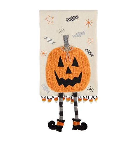 A photo of the Jack-O-Lantern Dangle Leg Towel product