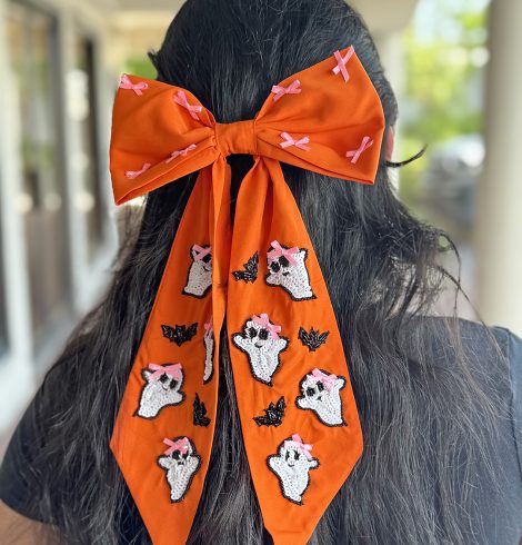 A photo of the Bats & Ghosts Hair Bow product