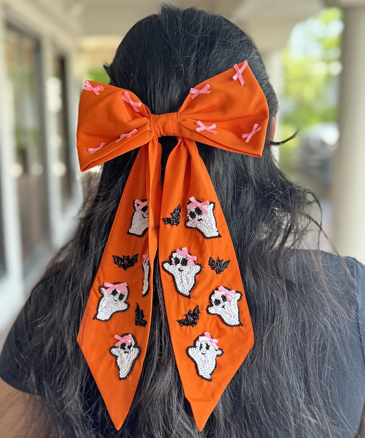 A photo of the Bats & Ghosts Hair Bow product