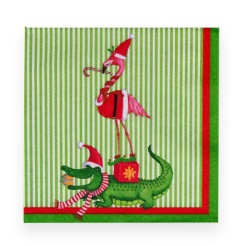 Zooey Christmas Cocktail Napkins A photo of the Zooey Christmas Cocktail Napkins product