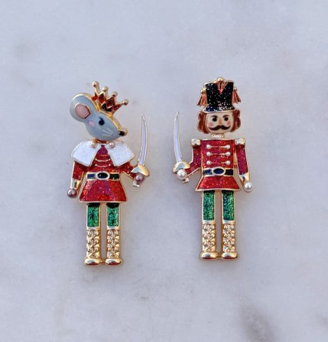 The Nutcracker Earrings A photo of the The Nutcracker Earrings product